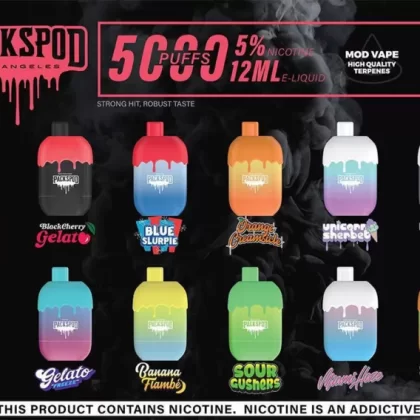 Packspod 5000 - Banana Flambe - Skullvaping