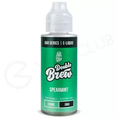 Spearmint Shortfill E-Liquid by Double Brew Bar Series 100ml
