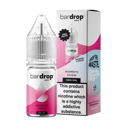 Strawberry Ice Pop Nic Salt by Bar Drop - Vape Product, Vape Product
