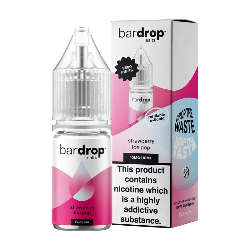 Strawberry Ice Pop Nic Salt by Bar Drop - Vape Product, Vape Product