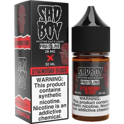 Strawberry Blood by Sadboy Salt Series E-Liquid 30mL (Salt Nic)