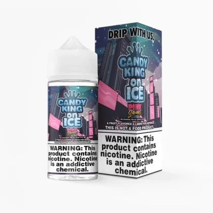 Candy King Pink Squares on ICE 70/30 Frosty Strawberry 100mL