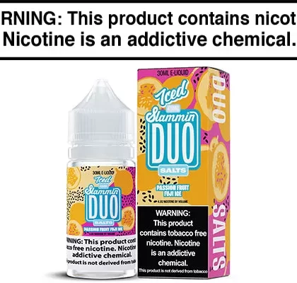 PASSION FRUIT FUJI ICED BY SLAMMIN DUO SALTS 30ML