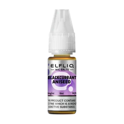 Blackcurrant Aniseed Elfliq Nic Salt by Elfbar
