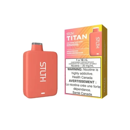STLTH TITAN Disposable Vape – Apple Citrus Ice - Eliquidsupply