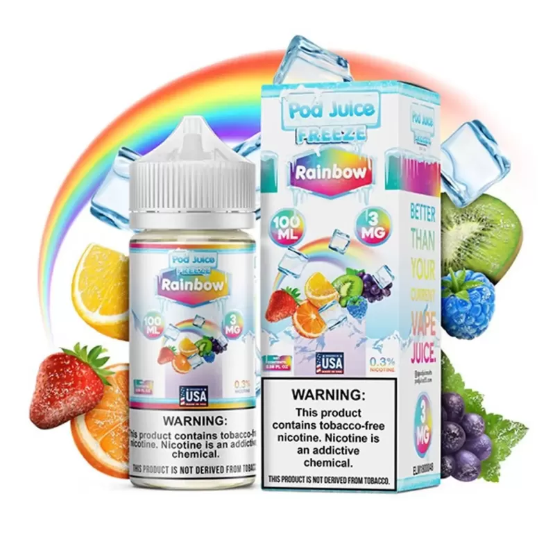 Pod Juice Freeze Rainbow -100ml – Pod Juice E-Liquids