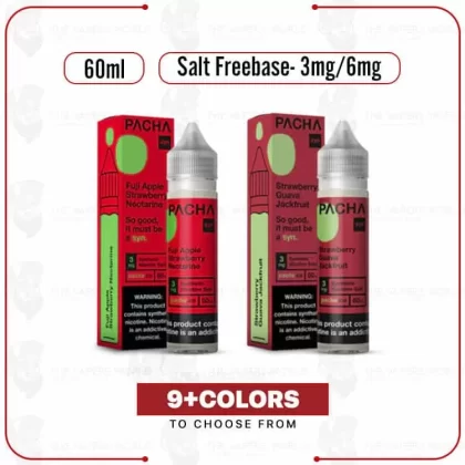 Pacha Synthetic Nicotine 60ml E-Juice - Thevapersworld