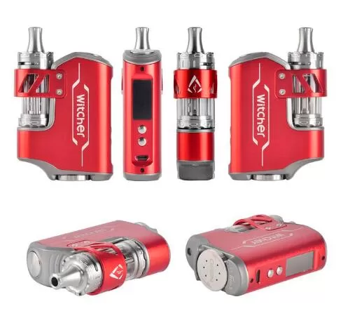 Rofvape Witcher Box Mod Starter Kit with Witcher 5.5ML Tank - Red - Image 2