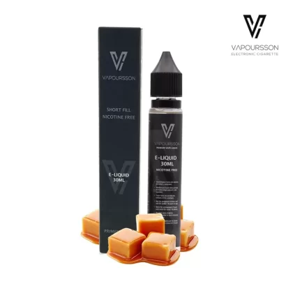 Vapoursson e-Liquid – Caramel 0mg 30ml Shortfil | Cigee