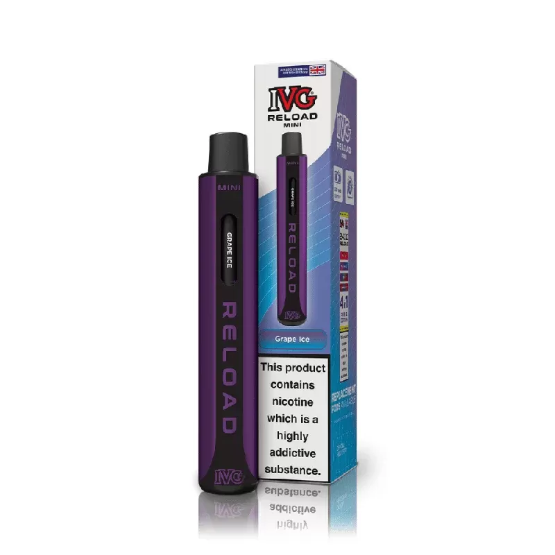IVG Reload Mini Starter Kit Grape Ice - Nicotine Strength#20mg (C9312B) (C9312B)