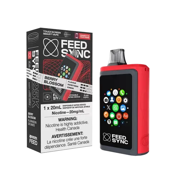 Feed Sync Disposable SMART Vape – 25K – Berry Blossom