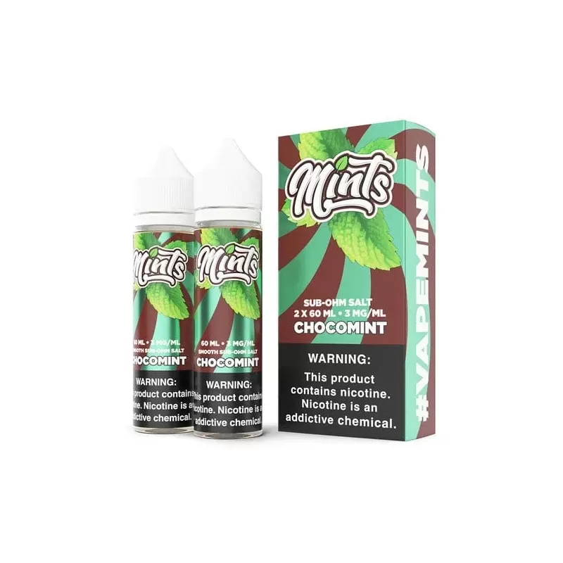 Mints Vape Co. ChocoMint 2x 60ml (120ml) Vape Juice - Vape Product