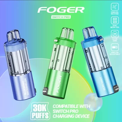 Made in USA | FOGER Switch Pro 30K Disposable Device POD - 30,000 Puff - Miami Mint