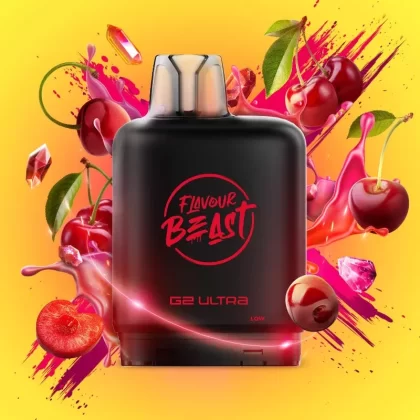 Level X G2 Ultra Flavour Beast Gushin Series Pods – Cherry, 50K Puffs