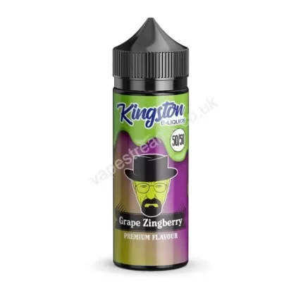 Grape Zingberry E-Liquid Shortfill by Kingston 50/50 - Vapestreams Co