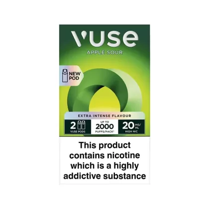 Vuse Extra Intense Apple Sour Pods (2 Pack) - Strength#20mg>10mg
