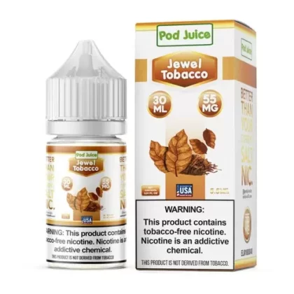 Pod Juice Salt Jewel Tobacco Tobacco Free Nicotine E-Juice 30ml - Eliquidsupply