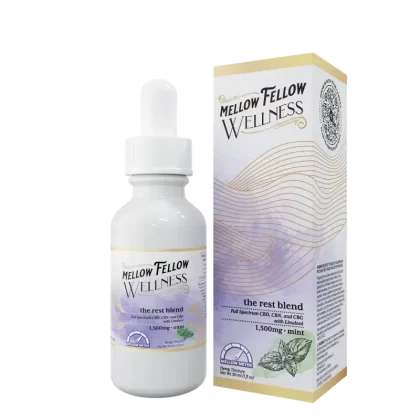 Mellow Fellow Rest Blend CBD Tincture – 1500mg – Mint - Ejuicewarehouse