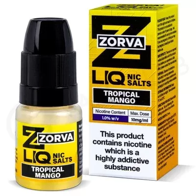 Tropical Mango Nic Salt E-Liquid by Zorva Liq
