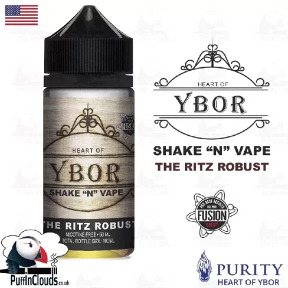 Heart of Ybor The Ritz Robust Shake n Vape E-Liquid (50ml 0mg)