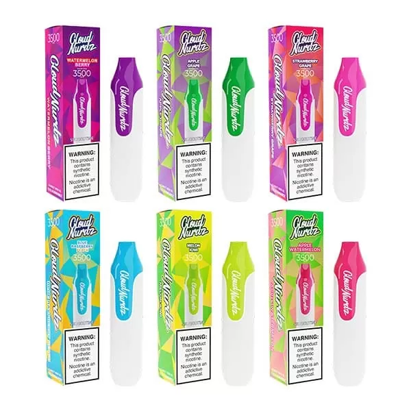 Cloud Nurdz Disposable Series | 3500 Puffs | 10mL *** - Apple Grape - 50mg