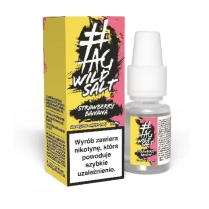 Liquid #TAG Wild Salt 10ml 20mg Strawberry Banan