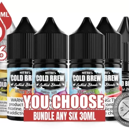 Nitro’s Cold Brew Salted Blends Bundle 6x30ml (180ml)