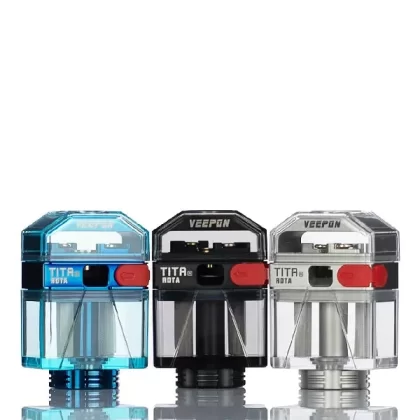 Veepon Tita X RDTA - Boro Device Compatible (DISCONTINUED) - Silver