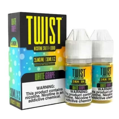 White Grape Nicotine Salt by Twist E-Liquids - Size#60ml~Nicotine#35MG>50MG