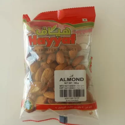 HAYYAF ALMOND BADAM _100G