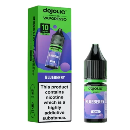 Blueberry Nic Salt E-Liquid by Dojoliq (10ml) - 10mg