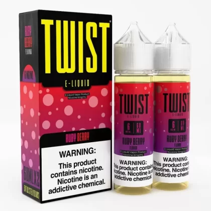 Twist e-Liquids Ruby Berry eJuice - 120mL (2x60mL); Vape Product, Vape Product (7076EE) (7076EE)