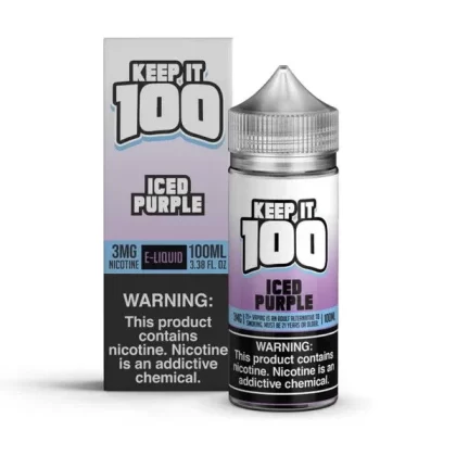 Keep it 100 Iced Purple eJuice - Vape Product; Vape Product, Vape Product (6DCBDA)