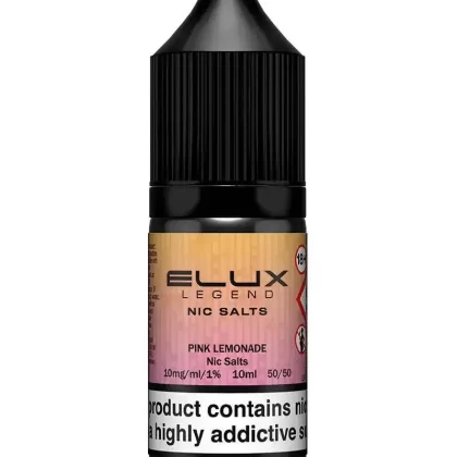 Elux Legend Pink Lemonade Nic Salt Vape Juice - 10mg