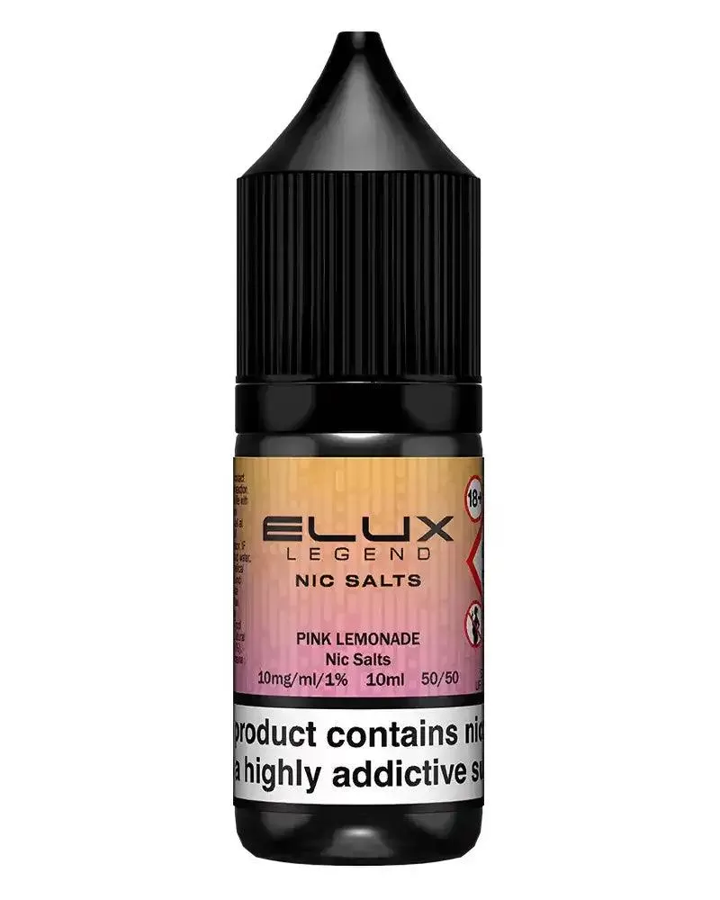 Elux Legend Pink Lemonade Nic Salt Vape Juice - 10mg
