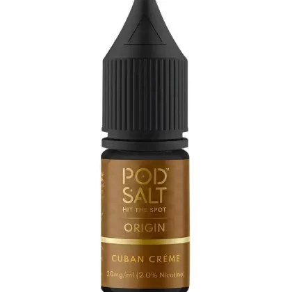Pod Salt Origin Cuban Creme Nic Salt Vape Juice - Strength 10mg