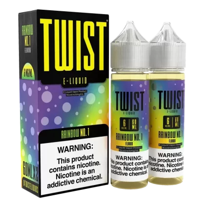 TWIST E-Liquid – Rainbow No.1 – 120ML E-Liquid (Twin 60ML Pack)