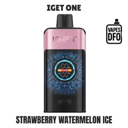 Strawberry Watermelon Ice – IGET ONE - IGET / Large / Non-rechargeable / Strawberry / Watermelon