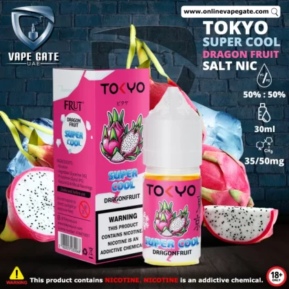 Tokyo Super Cool Dragonfruit Saltnic 30ml - 20 mg - 30 ml