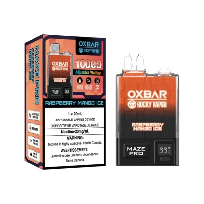 Oxbar Maze Pro – Raspberry Mango Ice – 10000 Puffs