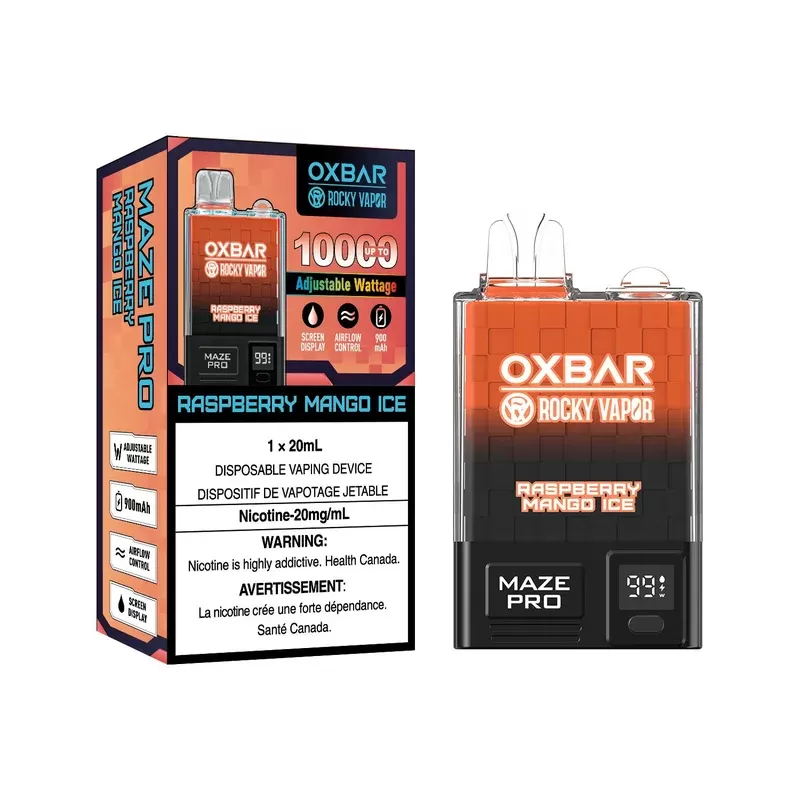 Oxbar Maze Pro – Raspberry Mango Ice – 10000 Puffs