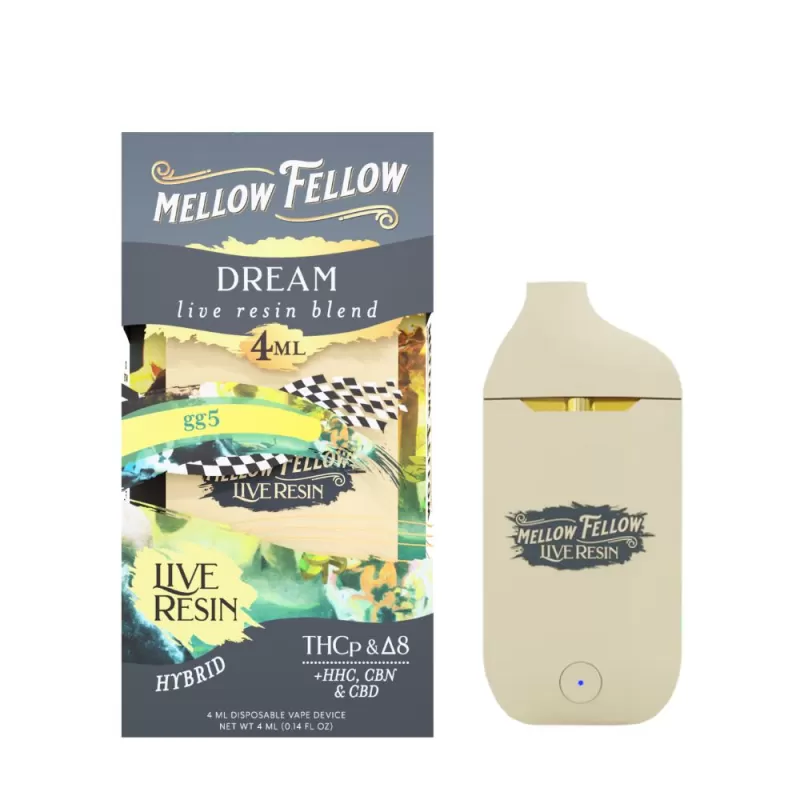 Mellow Fellow Live Resin Disposable Vape – 4 Grams - Discountvapepen - Image 3