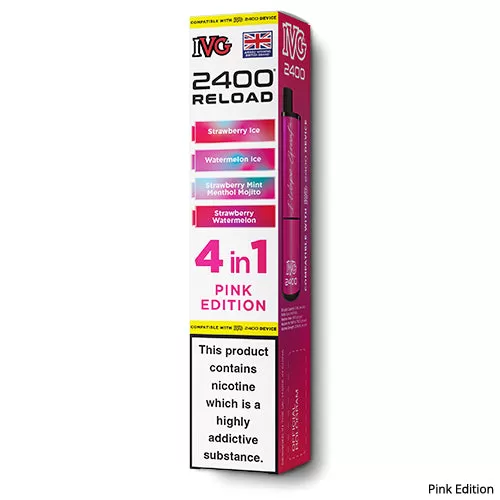 Pink Edition Prefilled Pods by IVG 2400 - 20 mg/ml (6DE435)