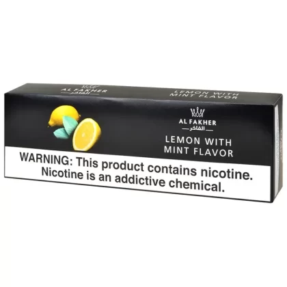 Al Fakher Lemon With Mint Hookah Shisha - Size#10 Packs of 50g>250g