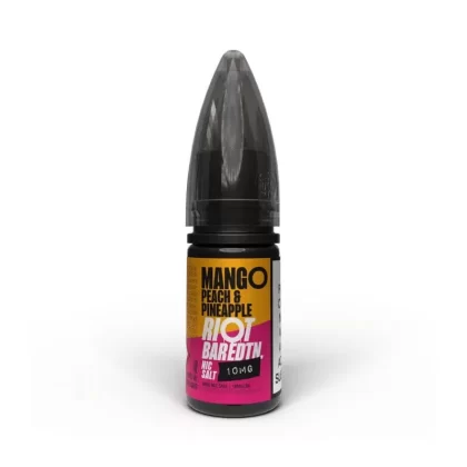 Mango Peach & Pineapple Nic Salt e-Liquid by Riot BAR EDTN