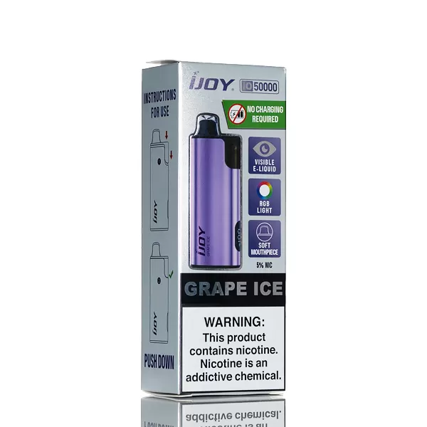 iJOY IO50K 50000 Puffs Disposable Vape - 18mL - Cool Mint - Image 3