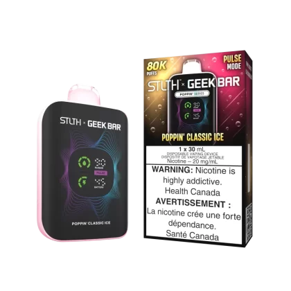 STLTH X GEEK BAR - Poppin' Classic Ice - 20 mg/mL (wholeseller) - Excise ON, 20 mg/mL (wholeseller) - Excise AB (9594C6)