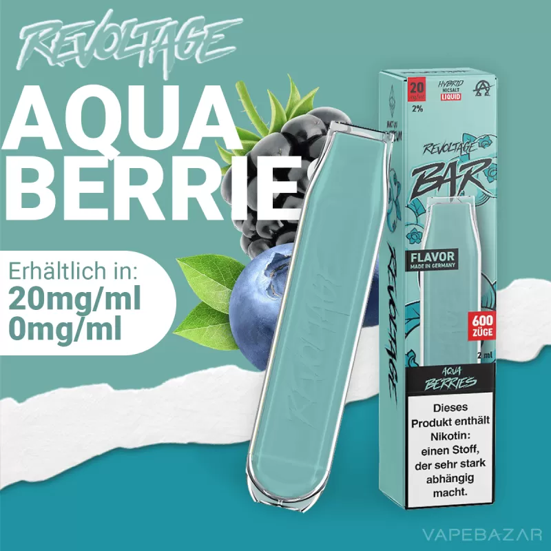 Revoltage Bar – Aqua Berries - Vapebazar