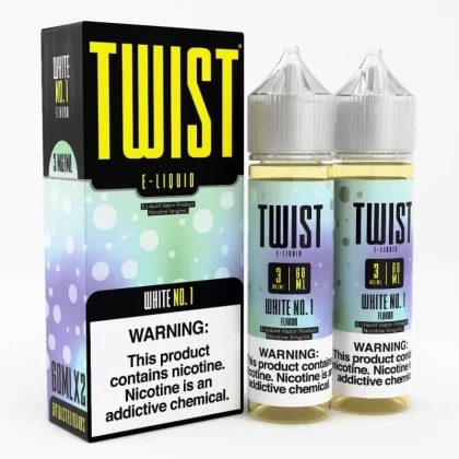 Twist e-Liquids White No. 1 eJuice - 120mL (2x60mL); Vape Product, Vape Product; Twist eLiquids