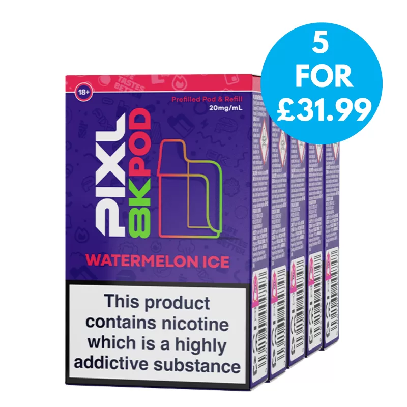 Box Of 5 – 20mg PIXL 8000 Prefilled Refill Pods - Vape Co